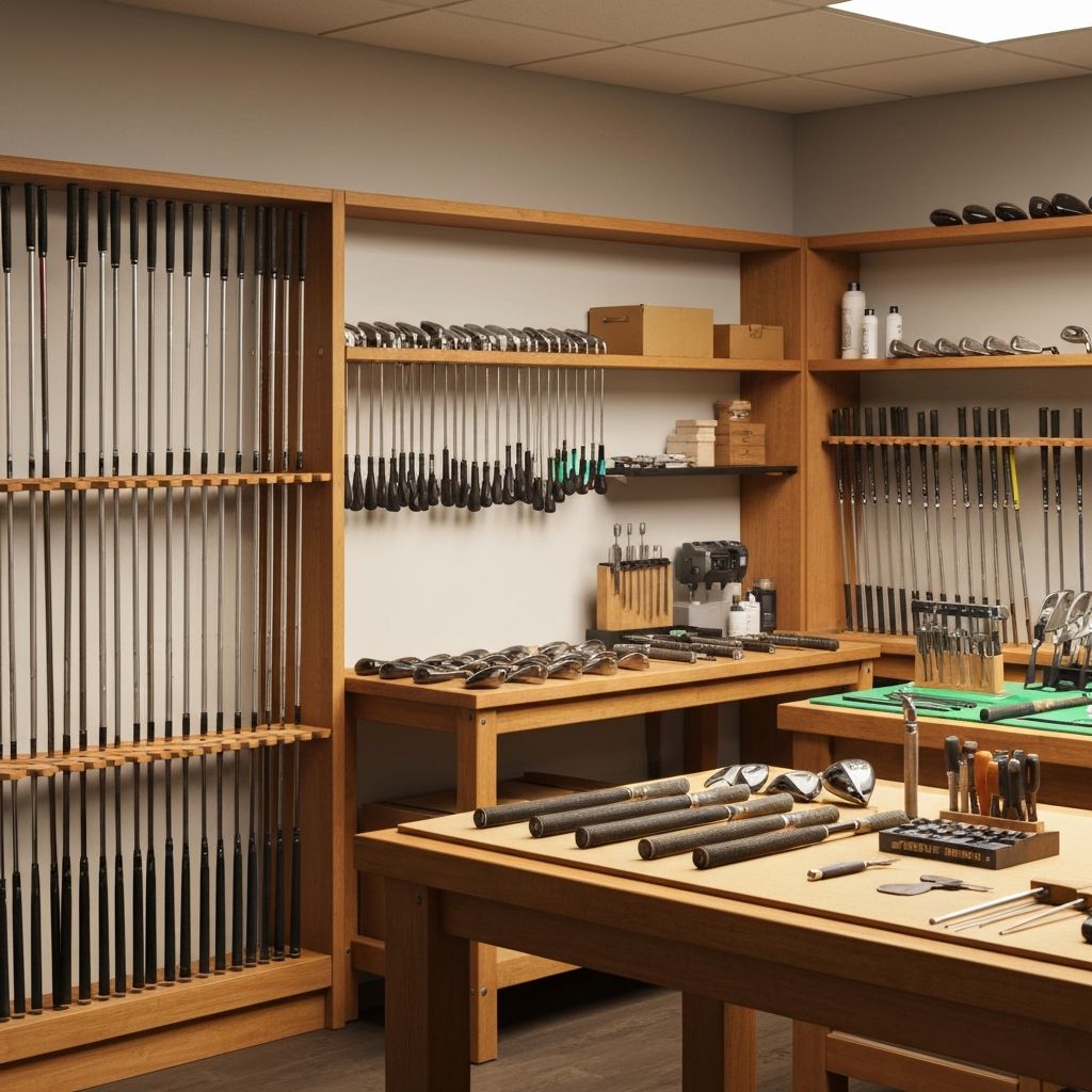 Golf workshop background